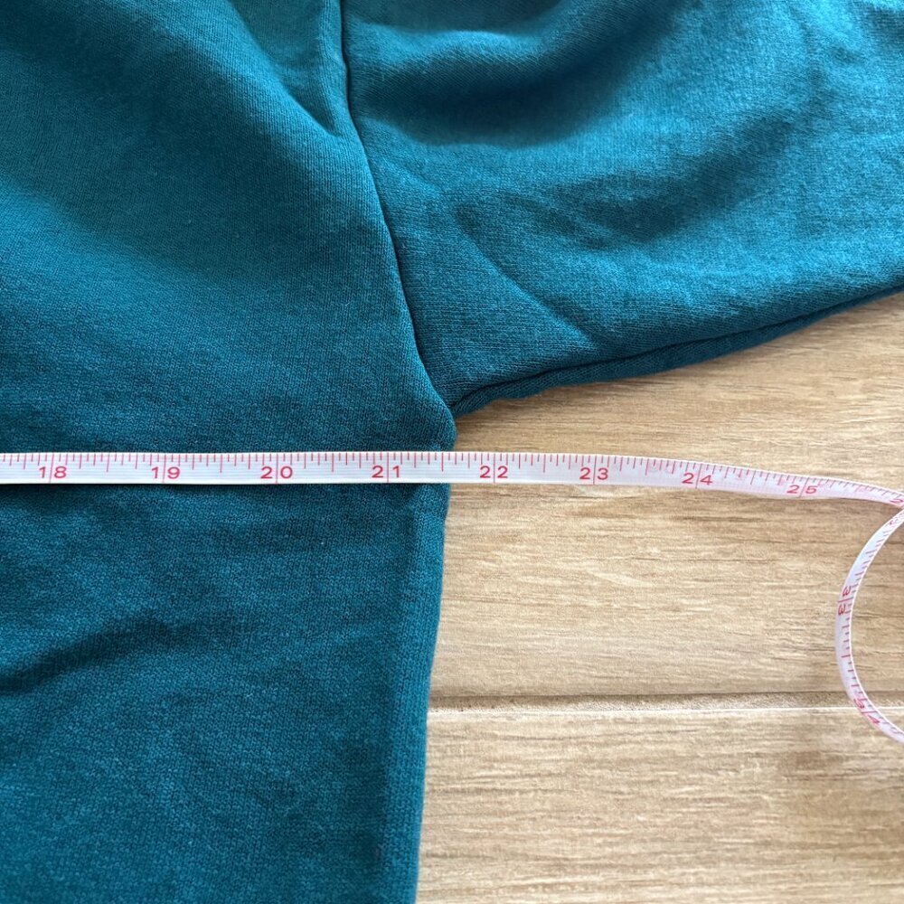Vintage Colorado Red Rocks Crewneck Sweater Adult Large Teal Tribal Outdoor 90s - Picture 8 of 8